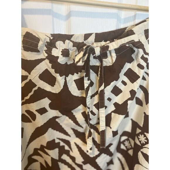 Urban Outfitters BDG Eva Mini Dress XL Brown Tiki Tropical Beach Coastal Neutral - Picture 6 of 12